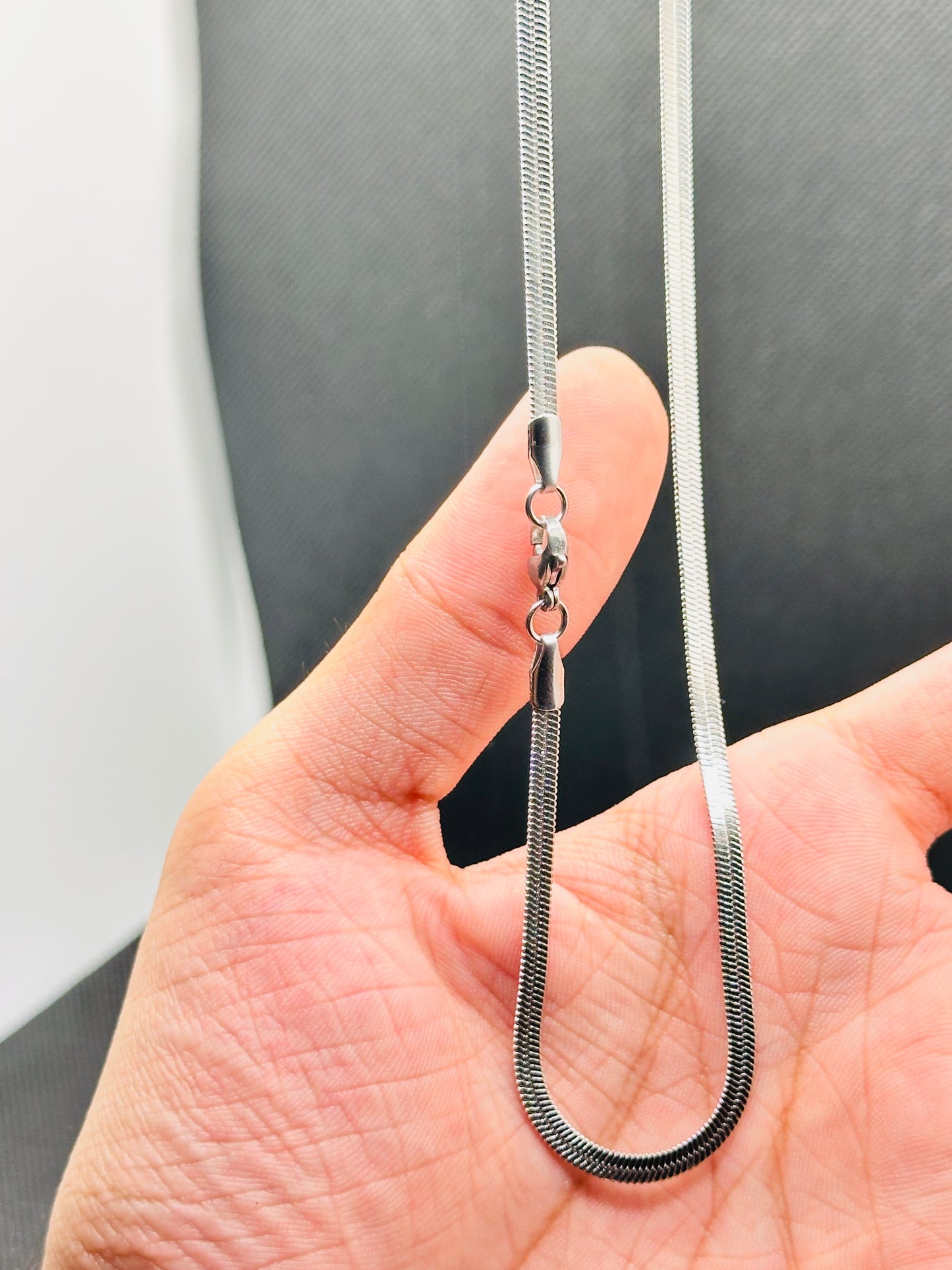 3PK STAINLESS STEEL SNAKE CHAIN