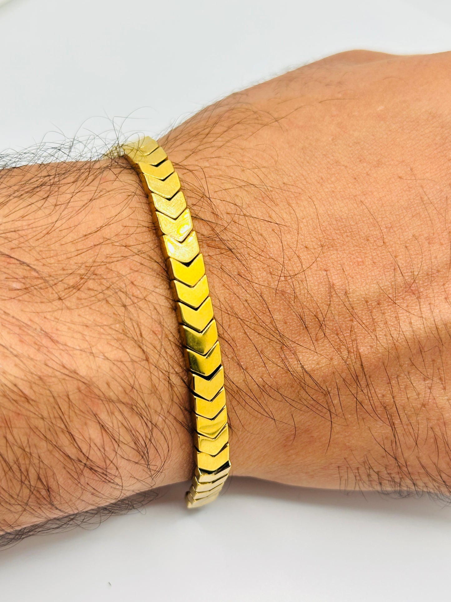 Hematite Arrow Bracelet for Men