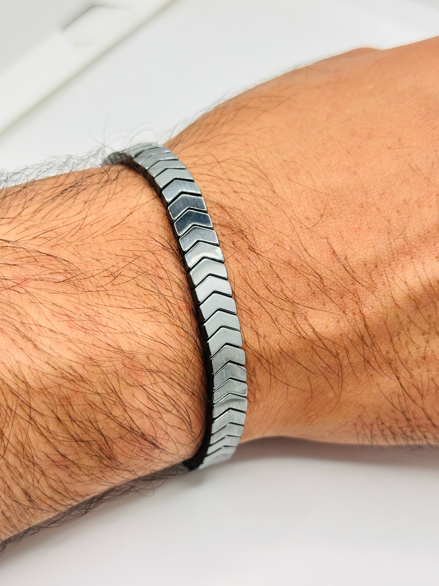 Hematite Arrow Bracelet for Men