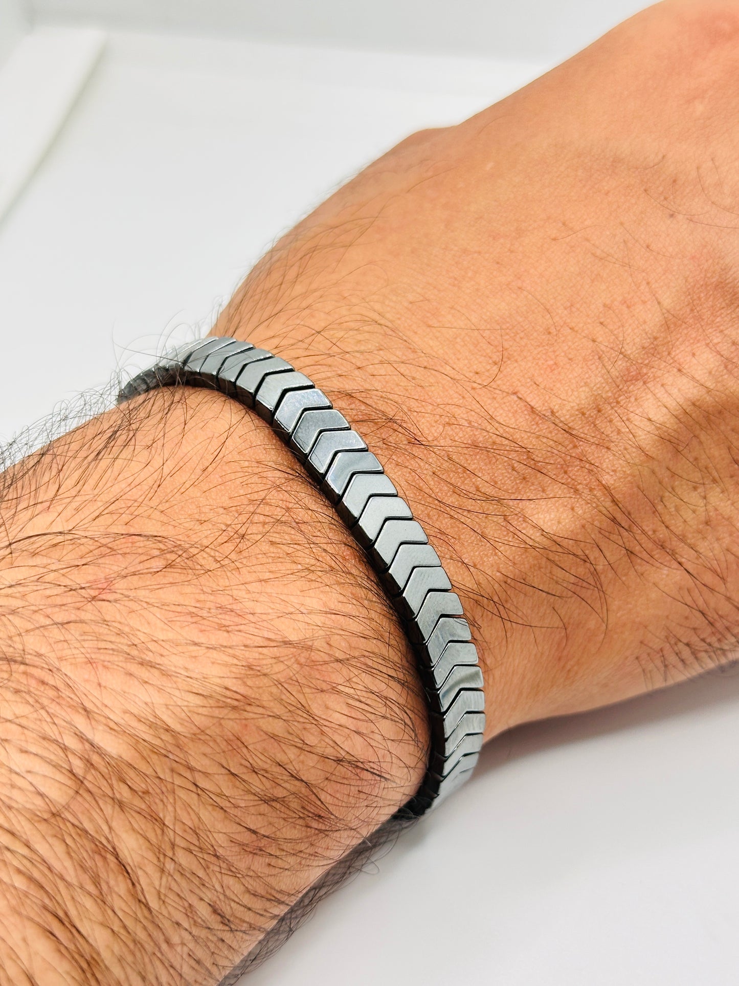 Hematite Arrow Bracelet for Men