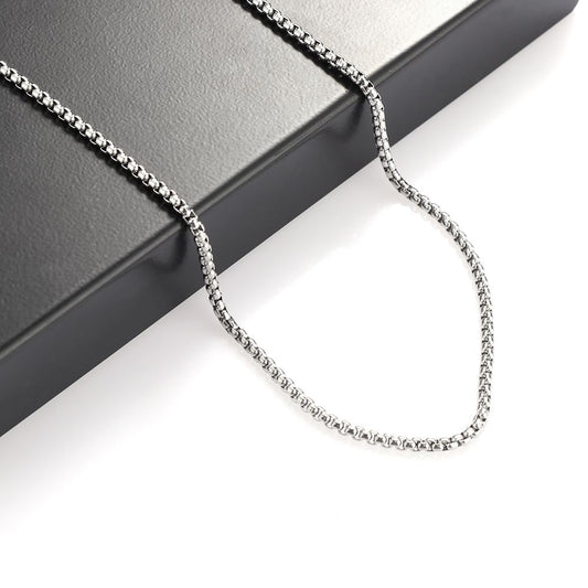 Stainless Steel Silver Box Chain