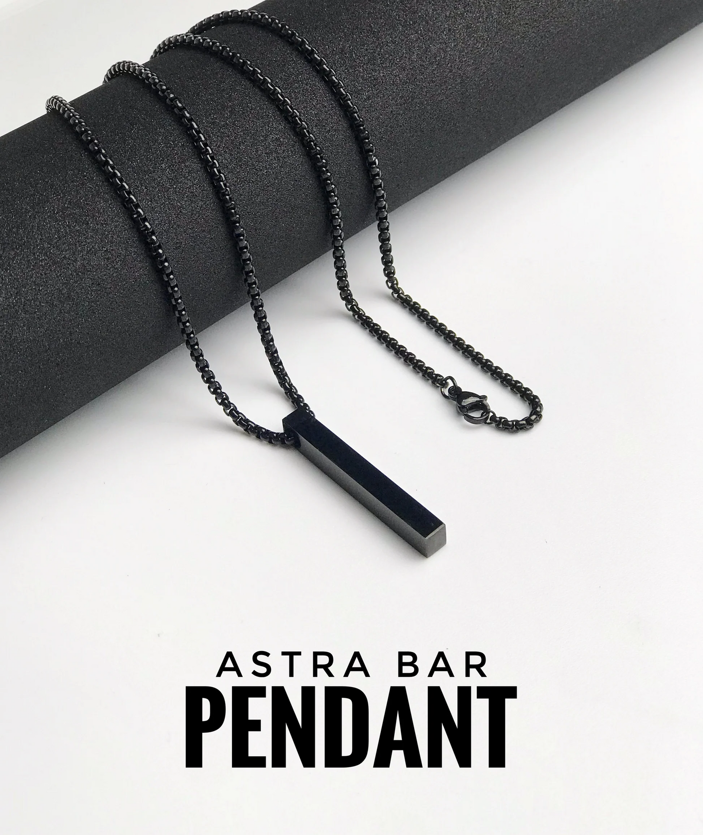 Minimalist Bar Pendant for Men