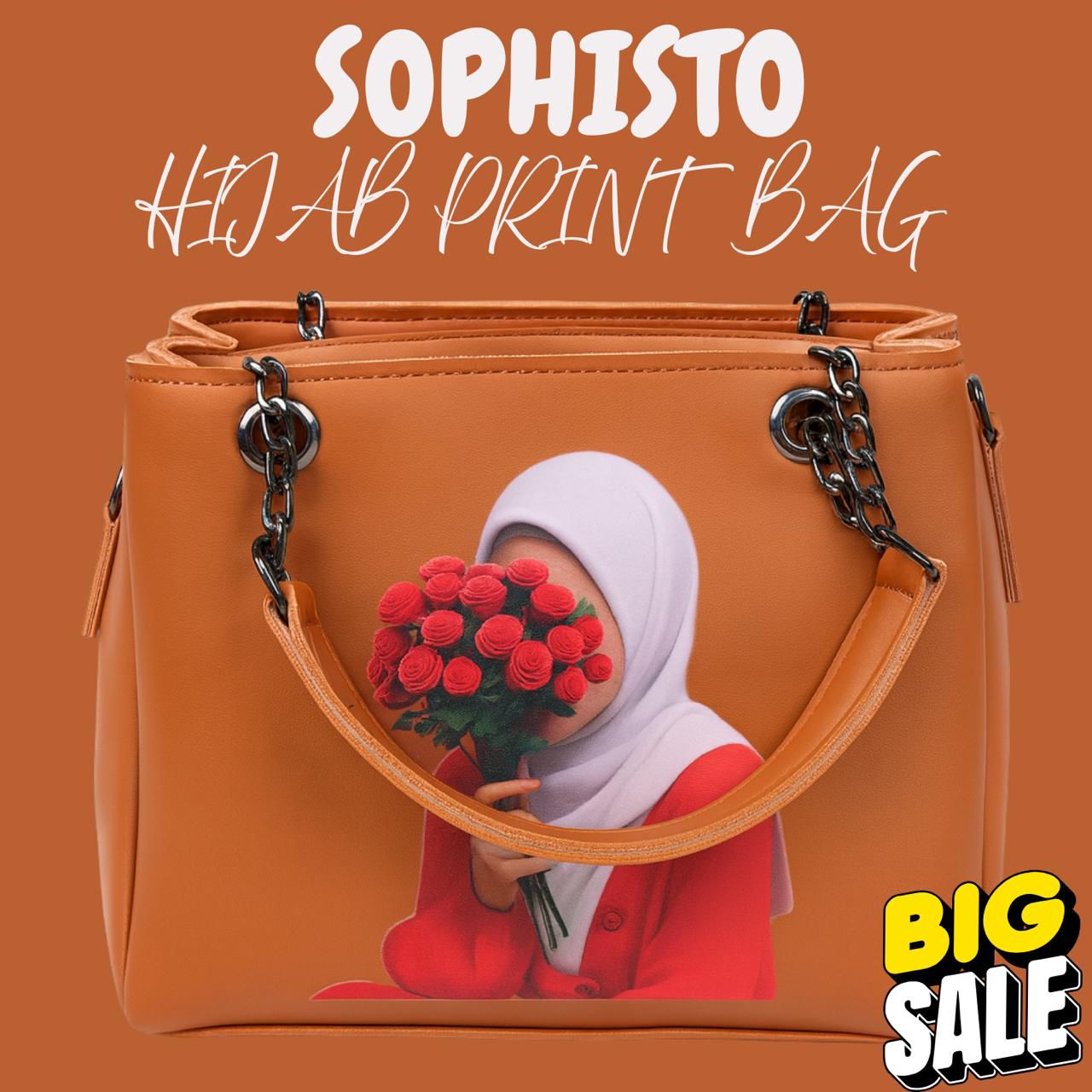 Sophisto Hijabi Girl Print Bag