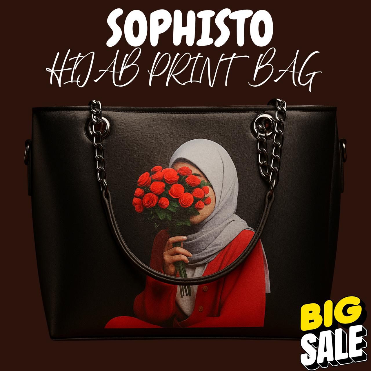 Sophisto Hijabi Girl Print Bag