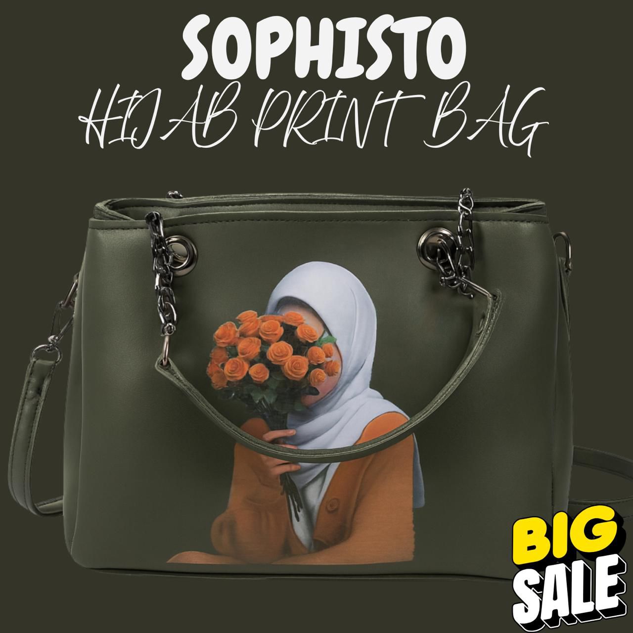 Sophisto Hijabi Girl Print Bag