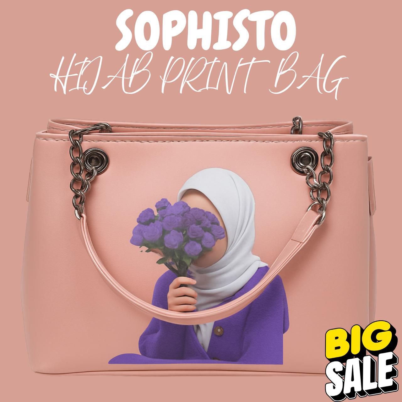 Sophisto Hijabi Girl Print Bag