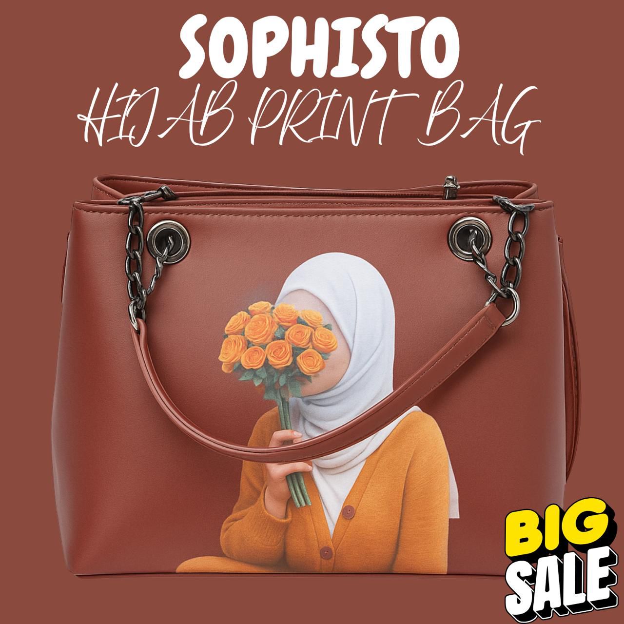 Sophisto Hijabi Girl Print Bag