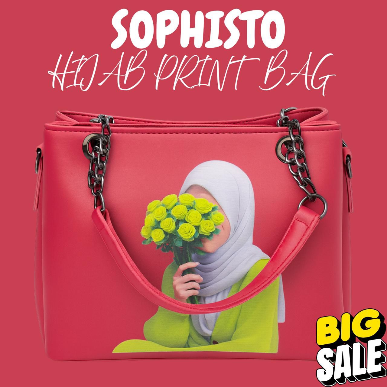 Sophisto Hijabi Girl Print Bag