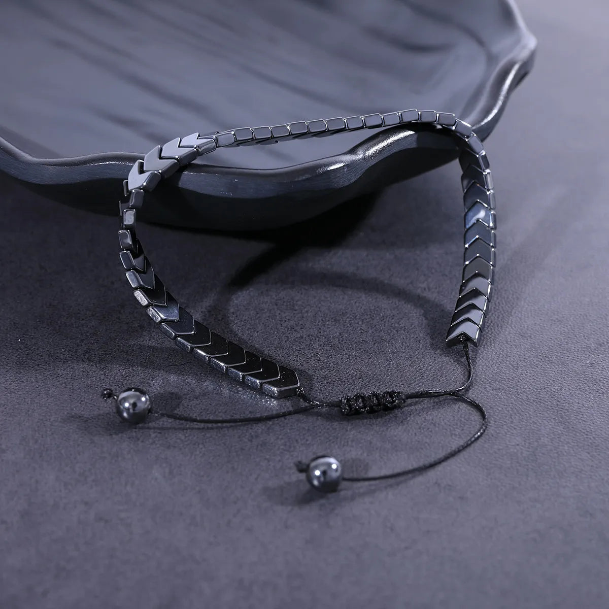 Hematite Arrow Bracelet for Men