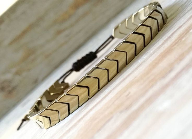 Hematite Arrow Bracelet for Men