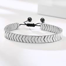 Hematite Arrow Bracelet for Men