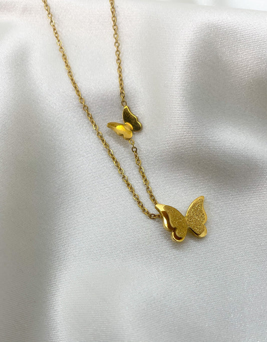 Elegant Butterfly Pendant Necklace